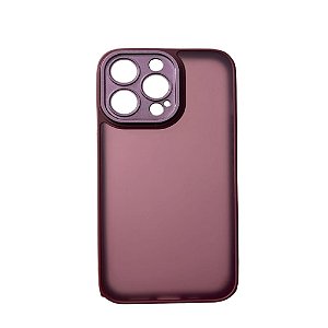 Capa Iphone 13 Pro Super Cristal Vinho