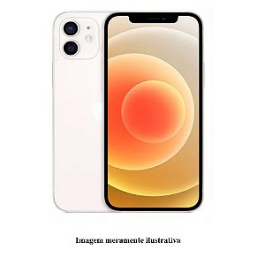 Iphone 12 128GB Apple Branco Seminovo 89% (FI)