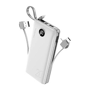 Carregador Portátil H'Maston YD-05 20000mAh Branco