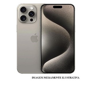 Iphone 15 Pro Max 256GB Apple Natural Seminovo 92% (FI)