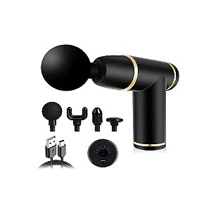 Massageador Muscular Tomate AM-013 3300Rpm Preto