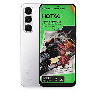 Smartphone Infinix Hot 60i X6728 16GB/256GB Prata Titânio