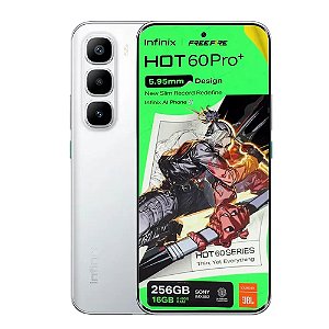 Smartphone Infinix Hot 60 Pro+ 16GB/256GB Prata Titânio