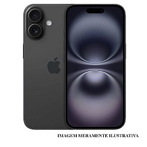Iphone 16 128GB Apple Preto Seminovo 100% (MT)