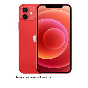 Iphone 12 128GB Apple Vermelho Seminovo 79% (MT)