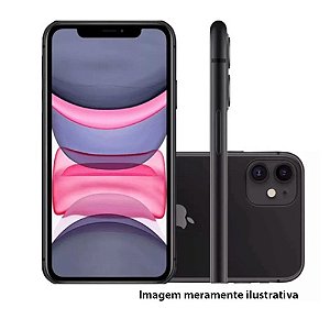Iphone 11 64GB Apple Preto Seminovo 72% (MT)
