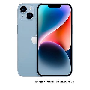 Iphone 14 128GB Apple Azul Seminovo 85% (FI)