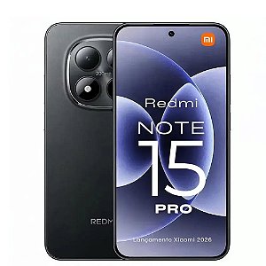 Smartphone Xiaomi Redmi Note 15 Pro 4G 8GB/256GB Preto