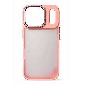 Capa Iphone 17 Pro Super Cristal Rosa