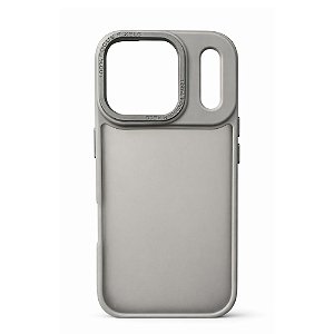 Capa Iphone 17 Pro Super Cristal Cinza