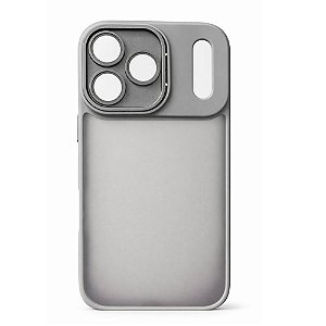 Capa Iphone 17 Pro Max Super Cristal Cinza