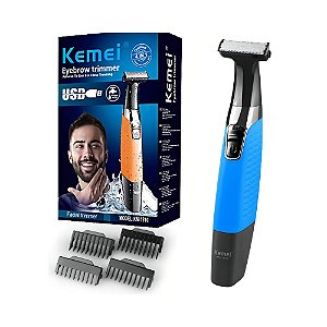 Aparador Pelos Kemei M-KM-1910 Bivolt Azul