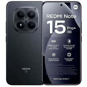 Smartphone Xiaomi Redmi Note 15 Pro Plus 5G 8GB/256GB Preto