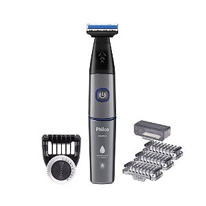 Aparador de Pelos Elétrico Philco PAP02 Bivolt Cinza