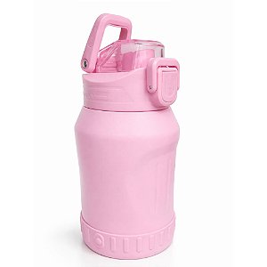 Garrafa Água Térmica em Aço Inoxidável Tomate 400ML Rosa