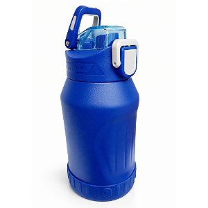 Garrafa Água Térmica em Aço Inoxidável Tomate 400ML Azul Escuro