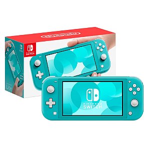 Vídeo Game Nintendo Switch Lite Azul Turquesa