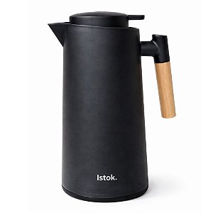 Garrafa Térmica Istok Thermic Amsterdã 1 Litro Preto