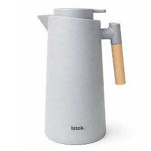 Garrafa Térmica Istok Thermic Amsterdã 1 Litro Cinza