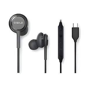 Fone Ouvido Auricular A'Gold FN-A61 Tipo-C Preto