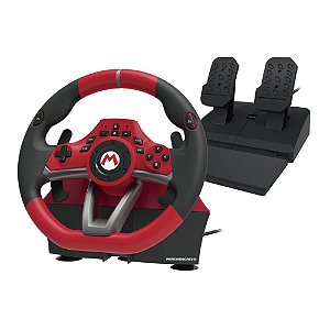 Volante Gamer Hori Pro Deluxe Nintendo Switch 1 e 2 Mario Kart