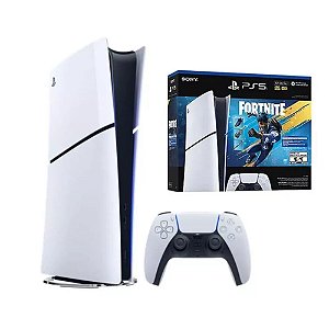 Vídeo Game Playstation 5 Slim Sony Mídia Digital Fortnite 825GB