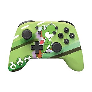 Controle Sem Fio Hori Para Nintendo Switch 1 e 2 Yoshi