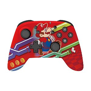 Controle Sem Fio Hori Para Nintendo Switch 1 e 2 Super Mario