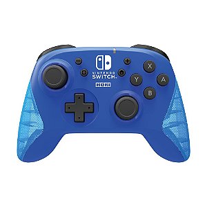 Controle Sem Fio Hori Para Nintendo Switch 1 e 2 Azul
