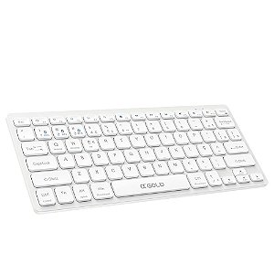 Teclado sem Fio Bluetooth A'Gold Plus TCD-05 Branco