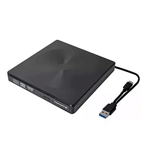 Leitor Externo Tomate MTM-1025 USB 3.0 DVD