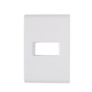 Placa+suporte Liz 4x2 Tramontina 57106204 Branca