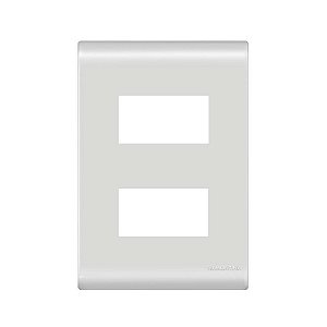 Placa+suporte Liz 4x2 Tramontina 57106206 Branca