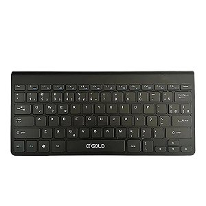 Teclado sem Fio Bluetooth A'Gold Plus TCD-05 Preto