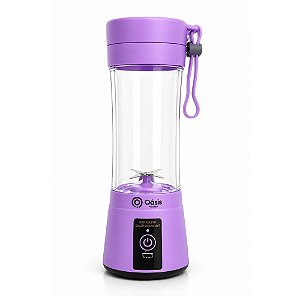 Mini Liquidificador Portátil Oásis Market OIH-2506  Roxo
