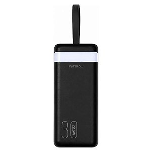 Carregador Portátil Eletro Mex EL-2989  30000mAh Preto