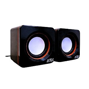 Caixa Som Para PC Aitek ACS-4511 6W Preto