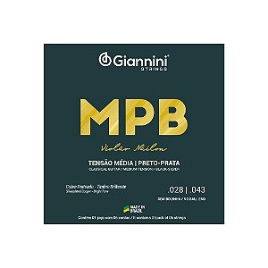 Encordoamento Violão Giannini Nylon MPB GENWBS