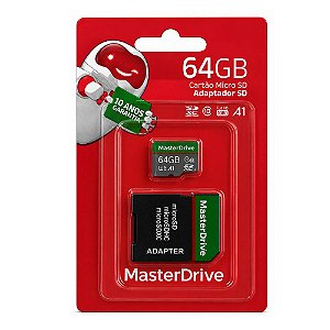 Cartão Memória Micro SD Masterdrive M-505 64GB