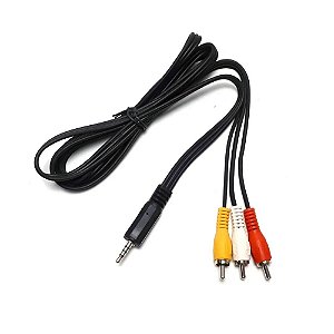 Cabo AV P2 4C x 3 RCA FY 1,5 Metros