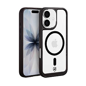 Capa Magsafe Transparente Iphone 17 Gshield Wave GS-12577 Preto