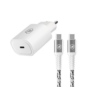 Carregador Com Cabo Tipo-C Gshield GS-8336 1,5 Metros Branco