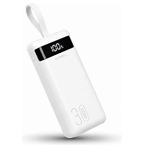 Carregador Portátil Eletro Mex EL-2989 30000mAh Branco