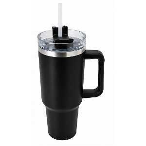 Caneca Térmica com Alça Flex FX-GF-06 1,2L Preto com Tampa
