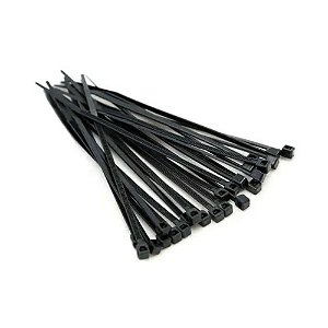 Abraçadeira Nylon Foxlux 2,5x200 Milímetros Com 100 Preta