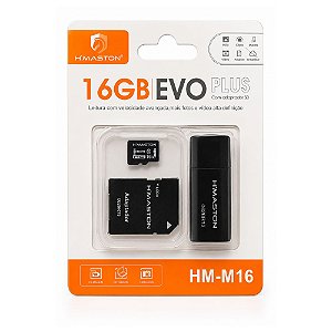 Cartão Memória H'Maston HM-M16 Evo Plus 16GB