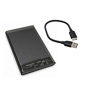 Case HD e SSD Tomate MCS-2530 2.5" USB 3.0 Preto