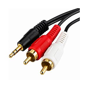 Cabo Áudio P2 x 2 RCA Storm CBRC0009 1,8 Metros