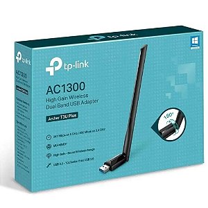 Adaptador Wireless Tp-Link T3U Plus AC1300