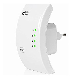 Repetidor Sinal Wireless Wi-Fi Branco